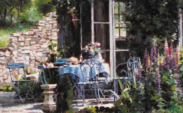 THE BLUE BANQUET by Mark O'Neill sold for 17,500 at Whyte's Auctions