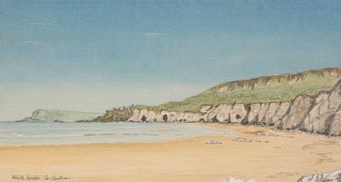 WHITE ROCKS, COUNTY ANTRIM by R. C. Blair sold for 100 at Whyte's Auctions