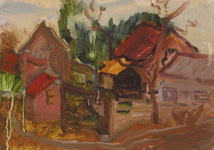 FARMYARD VIRGINIA by Ita Quilligan sold for 220 at Whyte's Auctions