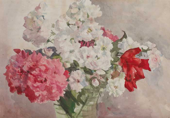 VASE OF SUMMER BLOOMS by Moyra Barry (1885-1960) at Whyte's Auctions