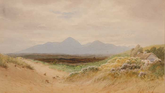 DUNDRUM DUNES, COUNTY DOWN by Joseph William Carey sold for 1,000 at Whyte's Auctions