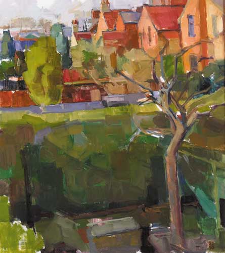 BACK GARDENS (EVENING) by Sarah Spackman sold for 1,100 at Whyte's Auctions