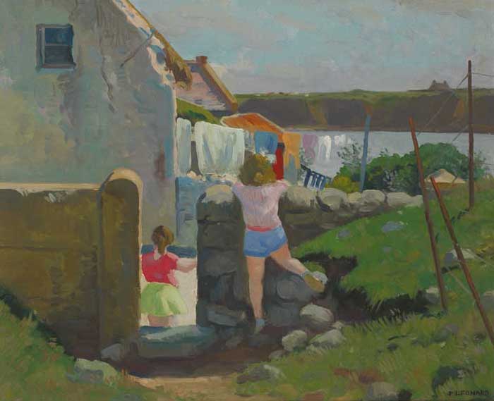 LOUGHSHINNY MORNING, circa 1960 by Patrick Leonard sold for 6,600 at Whyte's Auctions