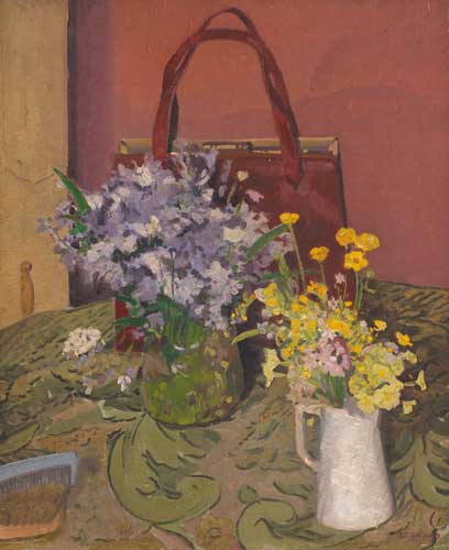 WILD FLOWERS AND HANDBAG, circa 1952 by Patrick Leonard sold for 6,000 at Whyte's Auctions