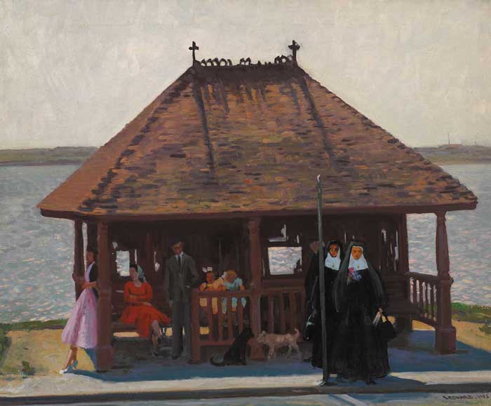 THE OLD SHELTER, DOLLYMOUNT, 1953 by Patrick Leonard sold for 12,000 at Whyte's Auctions