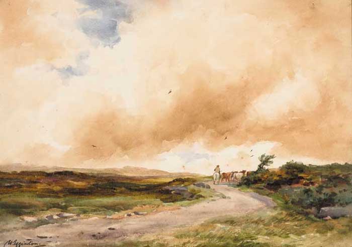 A MOORLAND ROAD by Wycliffe Egginton sold for 700 at Whyte's Auctions
