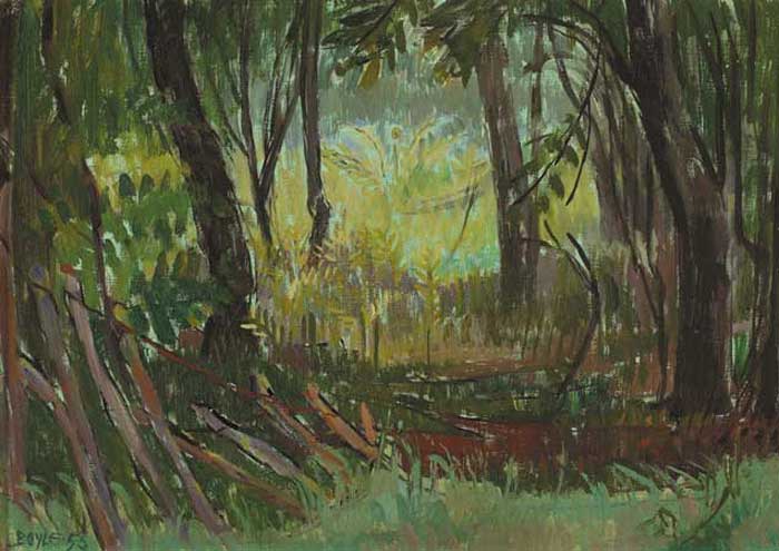 THE BROKEN FENCE, 1953 by Alicia Boyle sold for 1,000 at Whyte's Auctions