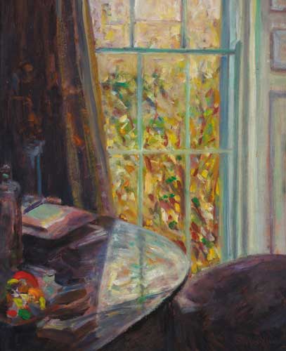TABLE BY A GEORGIAN WINDOW by James O'Halloran sold for 1,500 at Whyte's Auctions