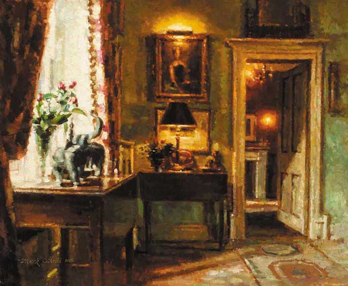 TUKE COTTAGE INTERIOR, 2002 by Mark O'Neill sold for 16,200 at Whyte's Auctions