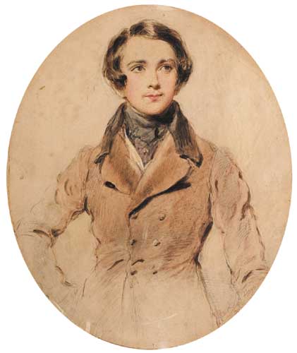 PORTRAIT OF A YOUNG MAN, PROBABLY THE ARTIST by Edward Hayes sold for 900 at Whyte's Auctions