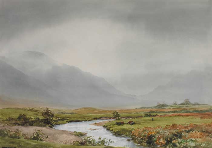 THE MAAM VALLEY, CONNEMARA, circa 1962 by Frank Egginton sold for 6,200 at Whyte's Auctions