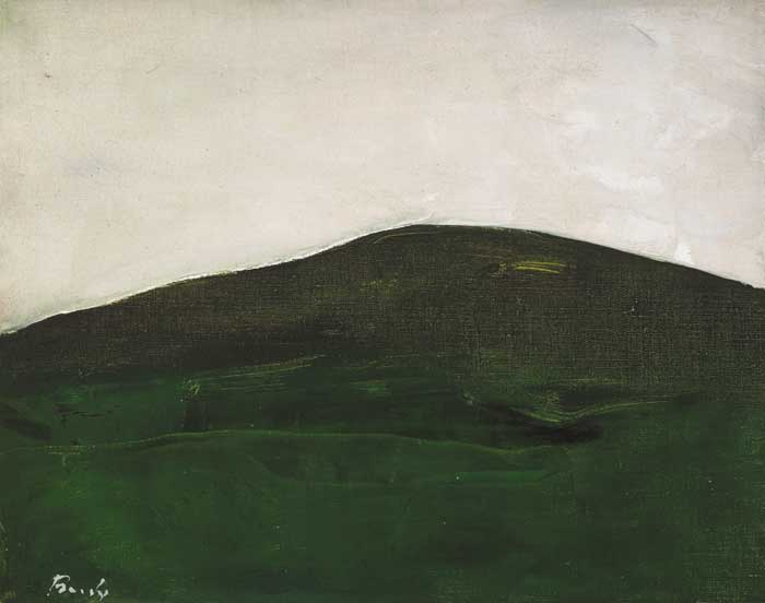 A WICKLOW HILL ON A WET DAY, 1971 by Charles Brady sold for 4,200 at Whyte's Auctions