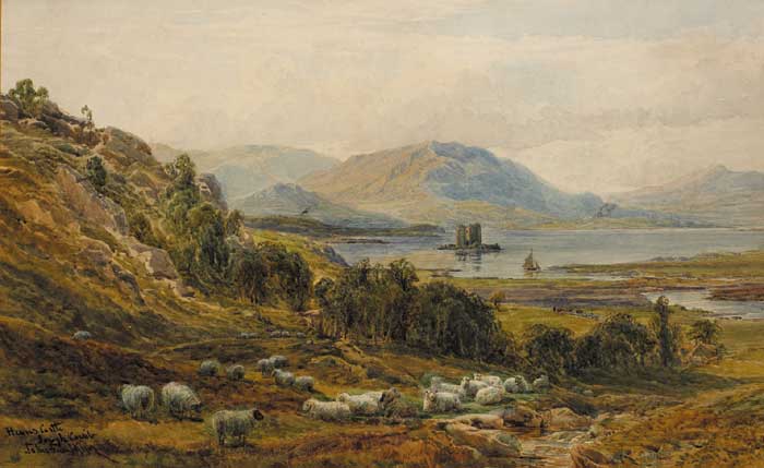HEN'S CASTLE, LOUGH CORRIB, COUNTY GALWAY by John Faulkner sold for 6,600 at Whyte's Auctions