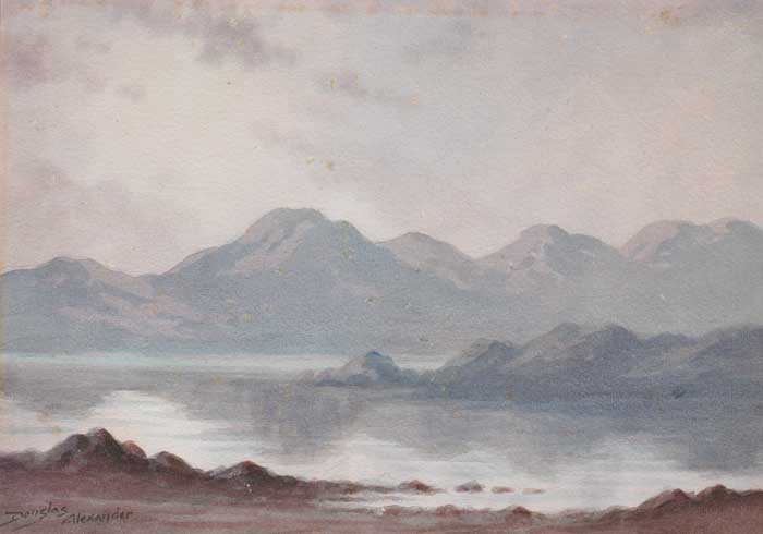 TWELVE PINS, CONNEMARA by Douglas Alexander sold for 450 at Whyte's Auctions