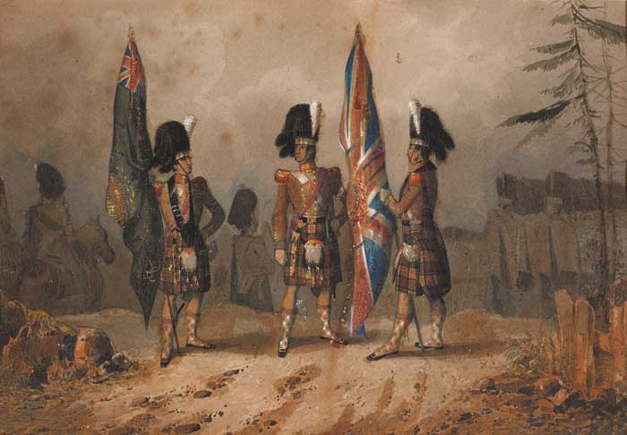 GUARD TURN OUT, plus three others, 1838-39 by Michael Angelo Hayes sold for 1,900 at Whyte's Auctions