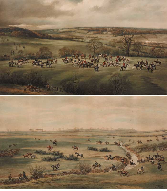 THE MEATH (WHOOHOOP - KILLEEN CASTLE) AND THE WARD (THE FAIRYHOUSE RIVER), 1907 (A PAIR) by Godfrey Douglas Giles sold for 1,300 at Whyte's Auctions