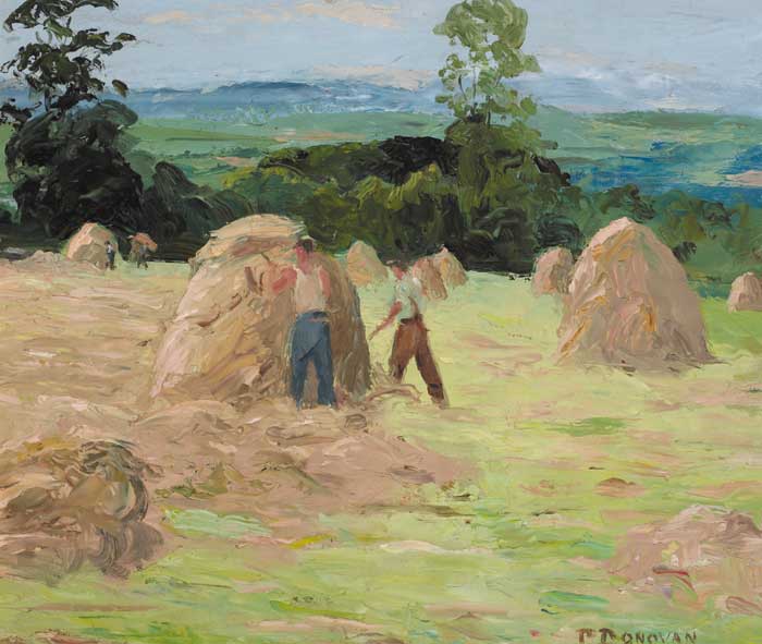 HAY MAKING, 1958 by Phoebe Donovan sold for 2,300 at Whyte's Auctions
