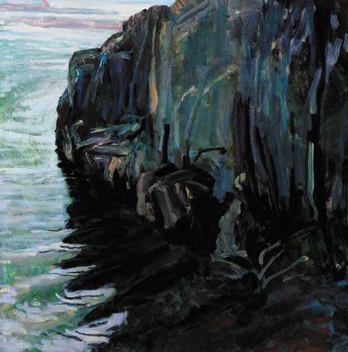 CLIFFS AND SEA, 1993 by Jill Dennis sold for 3,000 at Whyte's Auctions