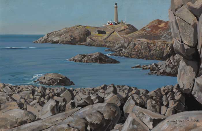 ARDNAMURCHAN POINT, 1978 by Keith Shackleton sold for 800 at Whyte's Auctions