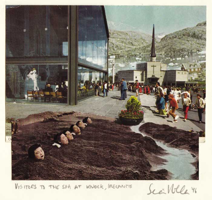 VISITORS TO THE SPA AT KNOCK, IRELANTIS, 1996 by Sen Hillen sold for 1,270 at Whyte's Auctions