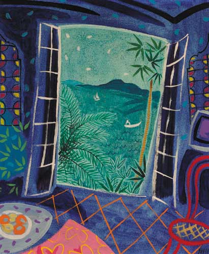 HOTEL WINDOW, TANGERS by Nicholas Hely Hutchinson sold for 1,700 at Whyte's Auctions