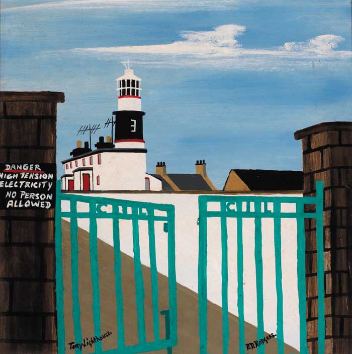 TORY LIGHTHOUSE (VIEW THROUGH GATE) by Patsy Dan Rodgers sold for 550 at Whyte's Auctions