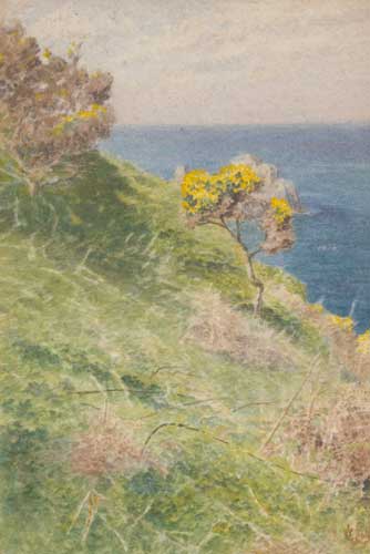 FROM WEST COAST OF SARK (CHANNEL ISLANDS) by Cecil Leslie sold for 140 at Whyte's Auctions
