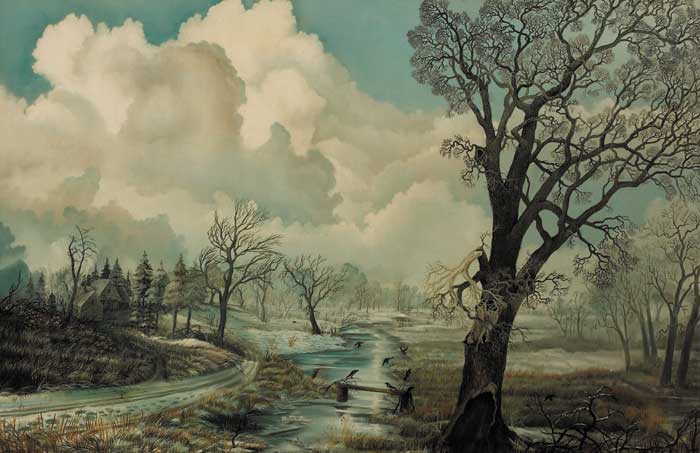 WINTER, 1978 by Liam Belton sold for 2,600 at Whyte's Auctions
