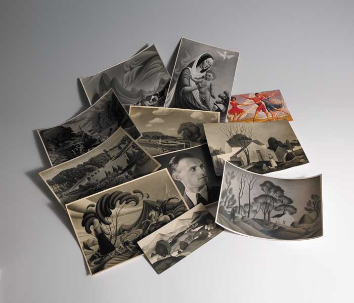 Collection of photographs of the artist's work by John Luke sold for 190 at Whyte's Auctions