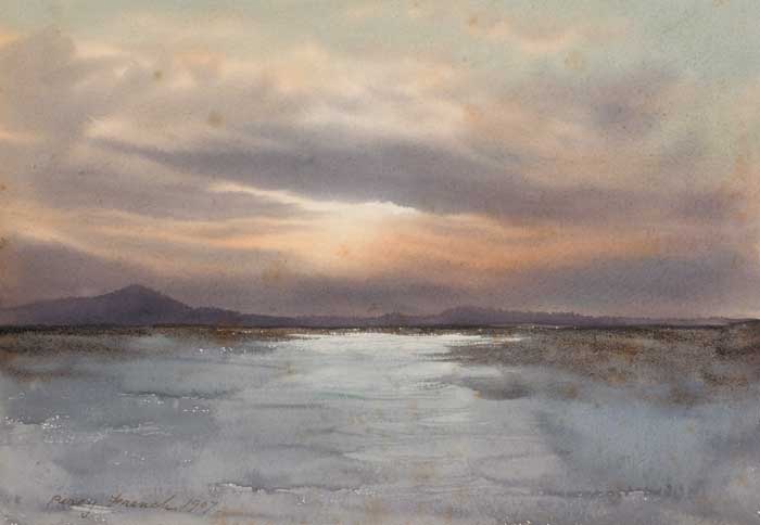 SUNLIGHT OVER BAY, 1907 by William Percy French sold for 12,000 at Whyte's Auctions