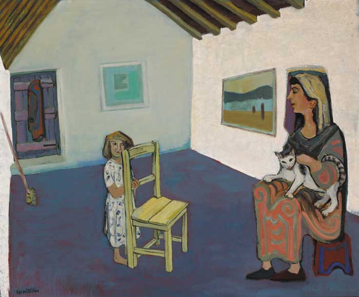 LITTLE GIRL'S WONDER, circa 1955 by Gerard Dillon (1916-1971) at Whyte's Auctions