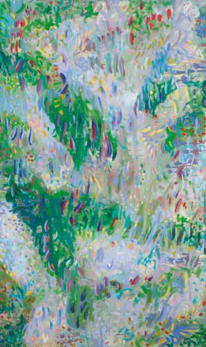 POND IN SPRING, MAY 1994 by Tony O'Malley sold for 66,000 at Whyte's Auctions