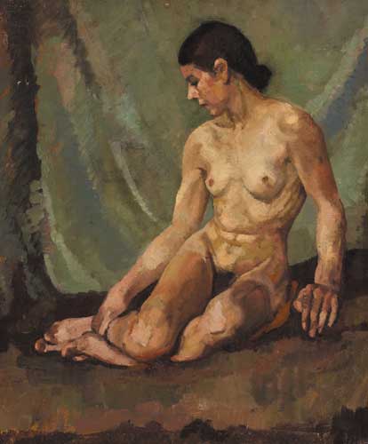 SEATED NUDE by Patricia Griffith sold for 1,300 at Whyte's Auctions