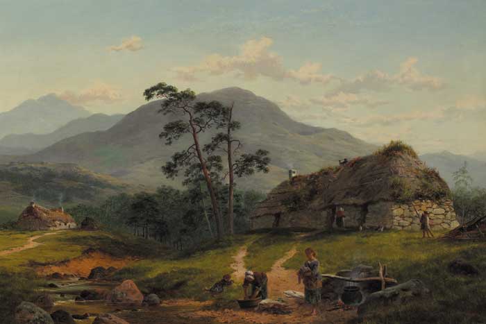 THE PATH TO THE BURN, 1868 by James Brenan sold for 10,000 at Whyte's Auctions