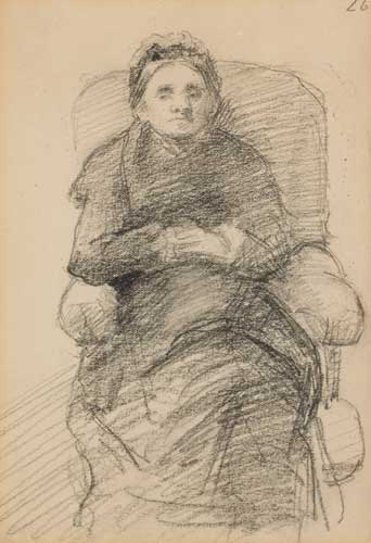 THE ARTIST'S MOTHER, 1883 by Sarah Henrietta Purser HRHA (1848-1943) at Whyte's Auctions