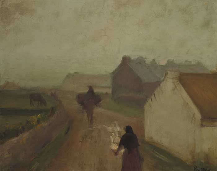 THE GOOSEHERD, 1912 by Michael Augustin Power O'Malley sold for 3,800 at Whyte's Auctions
