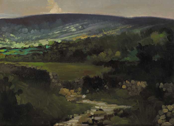 SUNLIGHT ON THE VALLEY, 1919 by Charles Vincent Lamb sold for 5,000 at Whyte's Auctions