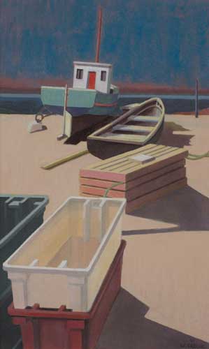BEFORE THUNDER (ON THE SLIPWAY) 2001 by William Carron sold for 1,100 at Whyte's Auctions