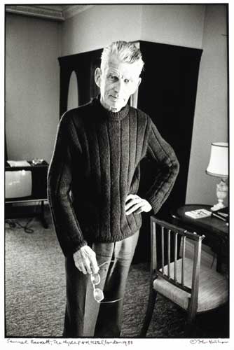 SAMUEL BECKETT, THE HYDE PARK HOTEL, LONDON, 1980 by John Minihan sold for 6,300 at Whyte's Auctions