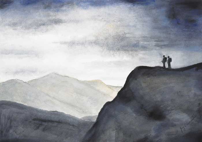 MOURNE MOUNTAIN GRANDEUR by Joy Clements sold for 1,050 at Whyte's Auctions