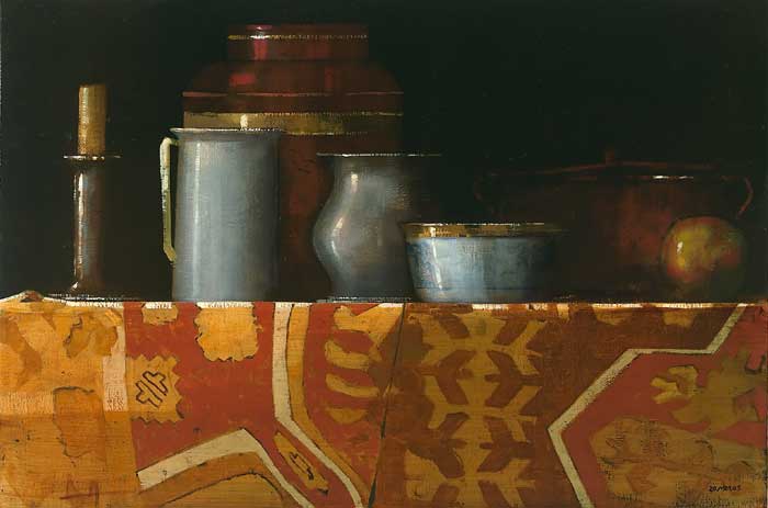 STILL LIFE WITH PEWTER, 2005 by Martin Mooney sold for 18,000 at Whyte's Auctions