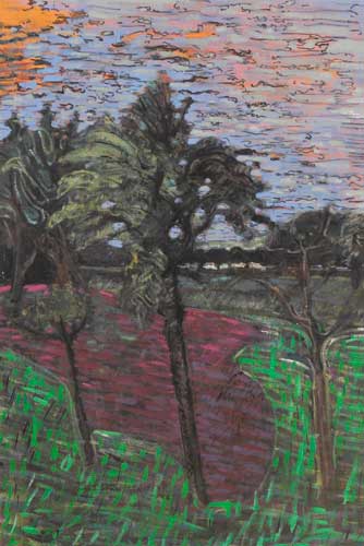 LANDSCAPE POLLING, 1966 by Brian Bourke sold for 7,000 at Whyte's Auctions
