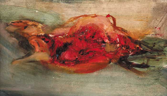 SHEEP CARCASS FLOATING, 1961 by Barrie Cooke HRHA (1931-2014) at Whyte's Auctions