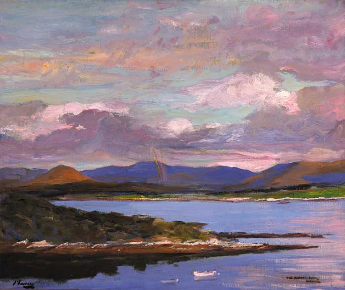 THE KENMARE RIVER, EVENING, COUNTY KERRY, 1924 by Sir John Lavery sold for 80,000 at Whyte's Auctions
