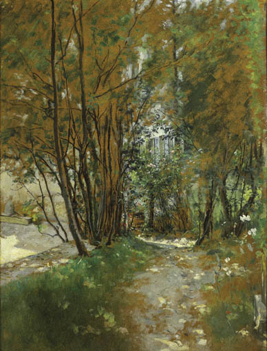 GARDEN PATH by William John Hennessy sold for 5,800 at Whyte's Auctions