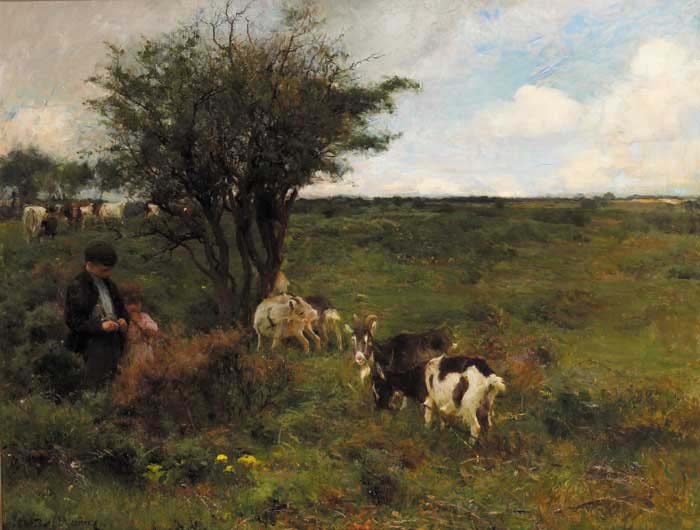 THE THORNBUSH, 1894 by Walter Frederick Osborne sold for 400,000 at Whyte's Auctions