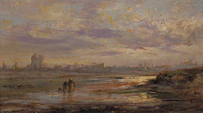 MERRION STRAND NEAR DUBLIN, 1869 by Edwin Hayes sold for 4,000 at Whyte's Auctions