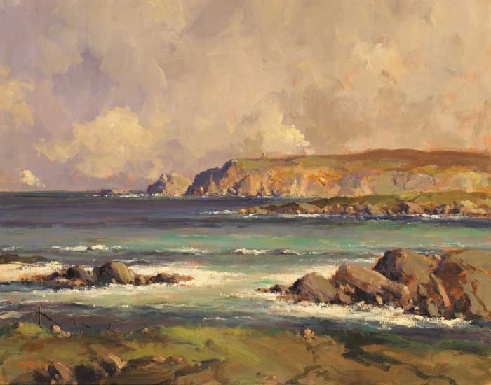 GLEN HEAD, GLENCOLUMBKILLE, COUNTY DONEGAL by George K. Gillespie sold for 9,500 at Whyte's Auctions