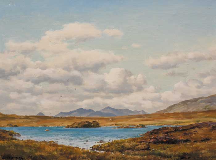 NEAR MAAM CROSS, CONNEMARA, 1981 by Frank Egginton sold for 6,000 at Whyte's Auctions