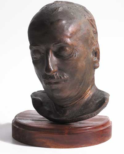 DEATH MASK OF Sen O'RIADA, 1971 by Seamus Murphy sold for 11,000 at Whyte's Auctions